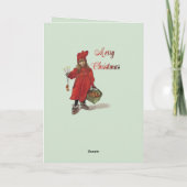 Merry Christmas Iduna Scandinavian Holiday Karte (Rückseite)