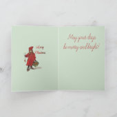 Merry Christmas Iduna Scandinavian Holiday Karte (Innenseite)