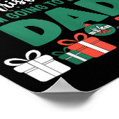 Merry Christmas I'm Going To Be A Dad Pregnant Wif Poster (Ecke)