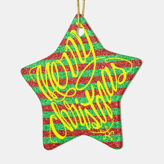 Merry Christmas in 8 langs and Happy Holiday Keramik Ornament (Links)