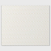 Merry Christmas in Gold, or Your Message Geschenkpapier (Flach)