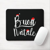 Merry Christmas In Italian Buon Natale Mousepad (Mit Mouse)