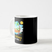 Merry Christmas In July Y'all Funny Beach Summer C Kaffeetasse (Vorderseite Links)