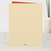 Merry Christmas in Rome Custom Holiday Card Karte (Rückseite)