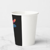 Merry Christmas insect Lover Xmas Dragonfly Christ Pappbecher (Links)