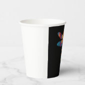 Merry Christmas insect Lover Xmas Dragonfly Christ Pappbecher (Rechts)