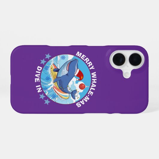 Merry Christmas iPhone 16 Hülle (Rückseite (Horizontal))