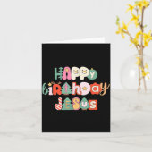 Merry Christmas Jesus Is The Gift To The World Chr Karte (Gelbe Blume)