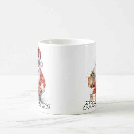 Merry Christmas Jolly Little Santa Claus Kaffeetasse (Mittel)