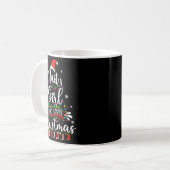 Merry Christmas Just A Girl Who Loves Christmas Tr Kaffeetasse (Vorderseite Links)