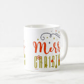 MERRY CHRISTMAS KAFFEETASSE (VorderseiteRechts)