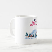 Merry Christmas Kaffeetasse (Vorderseite Links)