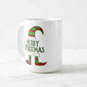 MERRY CHRISTMAS KAFFEETASSE (Vorderseite Links)