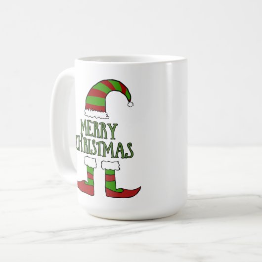 MERRY CHRISTMAS KAFFEETASSE (Vorderseite Links)