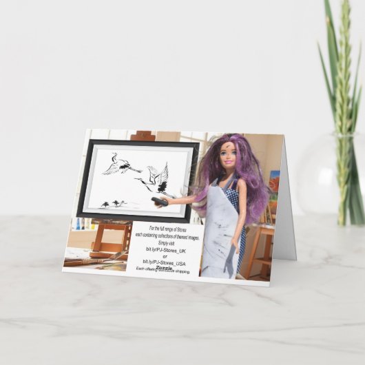 Merry Christmas Karte (Rückseite)