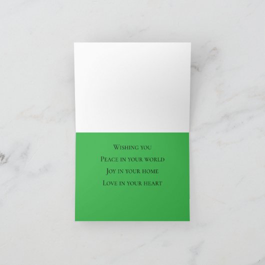 Merry Christmas Karte (Innenseite)