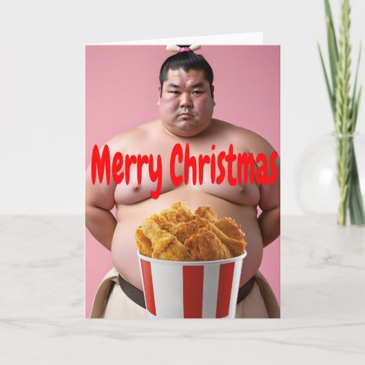 Merry Christmas Karte (Vorderseite)