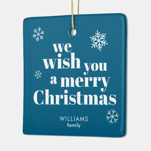 Merry Christmas  Keramikornament (Links)