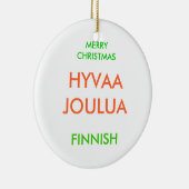 MERRY CHRISTMAS, KERAMIKORNAMENT (Rechts)