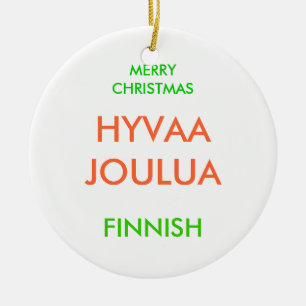 MERRY CHRISTMAS, KERAMIKORNAMENT