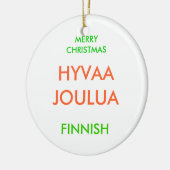 MERRY CHRISTMAS, KERAMIKORNAMENT (Links)