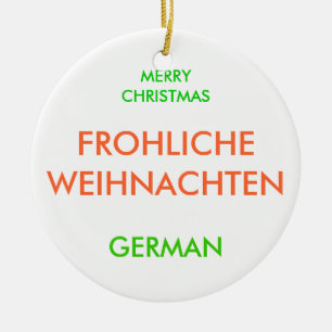 MERRY CHRISTMAS, KERAMIKORNAMENT