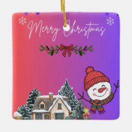 Merry Christmas  Keramikornament