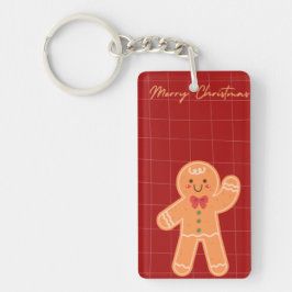 Merry Christmas Keychain | Festive Holiday Gift |  Schlüsselanhänger