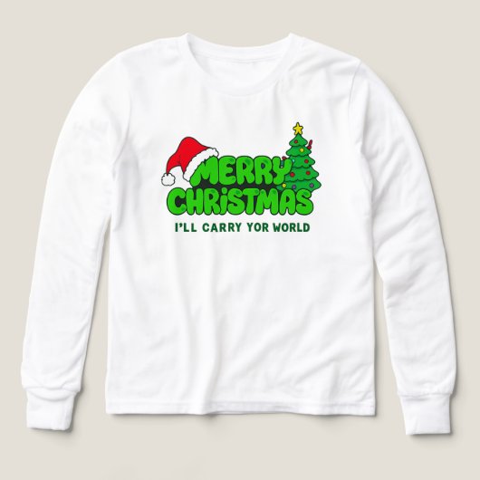 Merry Christmas Kids – Santa & Tree (Design Vorderseite)