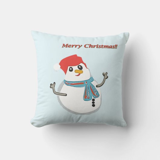 Merry Christmas!! Kissen (Vorderseite)