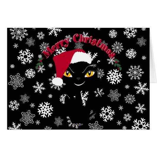 Merry Christmas Kitty Cat (Vorderseite (Horizontal))