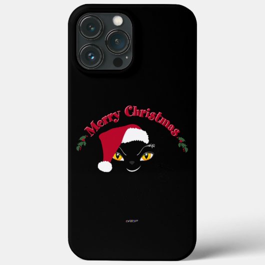 Merry Christmas Kitty Cat Case-Mate iPhone Hülle (Rückseite)