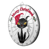 Merry Christmas Kitty Cat Dartscheibe (Vorderseite rechts)