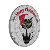 Merry Christmas Kitty Cat Dartscheibe (Vorderseite Links)