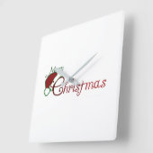 **MERRY CHRISTMAS** KLOCK QUADRATISCHE WANDUHR (Winkel)