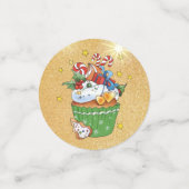 Merry Christmas Konfetti (Klein Vorderseite)