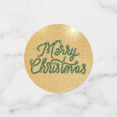 Merry Christmas Konfetti (Klein Vorderseite)