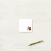Merry Christmas Labrador Retriever Dogs Post-it Klebezettel (Auf Schreibtisch)