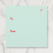 Merry Christmas Labrador Retriever Hunde Geschenkanhänger (Rückseite)