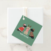 Merry Christmas Labrador Retriever Hunde Geschenkanhänger (Beispiel)