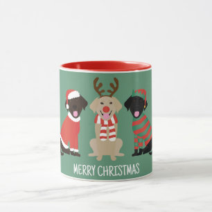 Merry Christmas Labrador Retriever Hunde Tasse