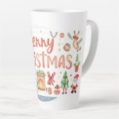 Merry christmas Latte Mug Milchtasse (Rechte Ecke)