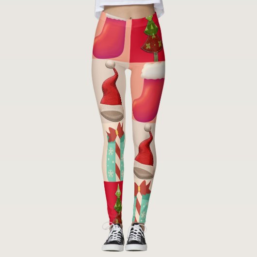 MERRY CHRISTMAS LEGGINGS (Vorderseite)
