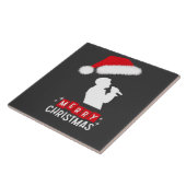 Merry Christmas Library Tree Fliese (Seite)