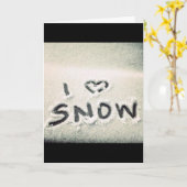 ***MERRY CHRISTMAS*** LIEBE SNOW & **LIEBE SIE** KARTE (Gelbe Blume)