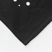 Merry Christmas Lights Dog Paw Xmas Fleecedecke (Ecke)