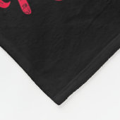 Merry Christmas Lights Flamingo Santa Hat Snow Xma Fleecedecke (Ecke)