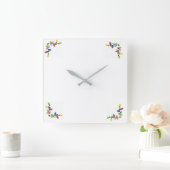 **MERRY CHRISTMAS LIGHTS** KLICKEN QUADRATISCHE WANDUHR (Zuhause)