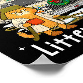 Merry Christmas Litter’s Full Funny Cat Lover Sarc Poster (Ecke)