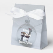 Merry Christmas Llama Party Winter Snow Favor Box Geschenkschachtel (Vorderseite)